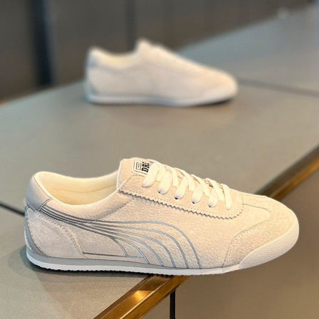 李宇新男鞋夏季2026新款软底阿甘休闲鞋运动百搭小白板鞋德训潮鞋