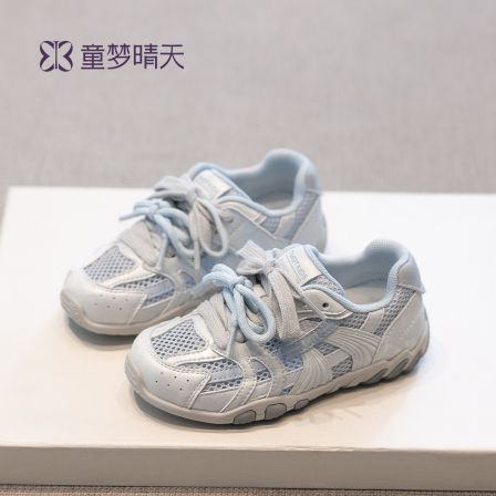 女童运动鞋夏薄款夏季2026新款儿童单网鞋透气德训鞋板鞋春夏鞋子