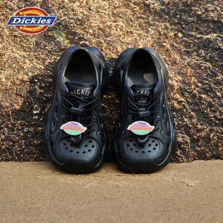 Dickies男童包头防撞凉鞋2026新款涉水儿童洞洞鞋防滑耐磨沙滩鞋