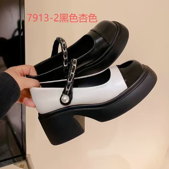 4.3小榴莲【跑单限购】超纤百搭乐福鞋7913-2 H809主图