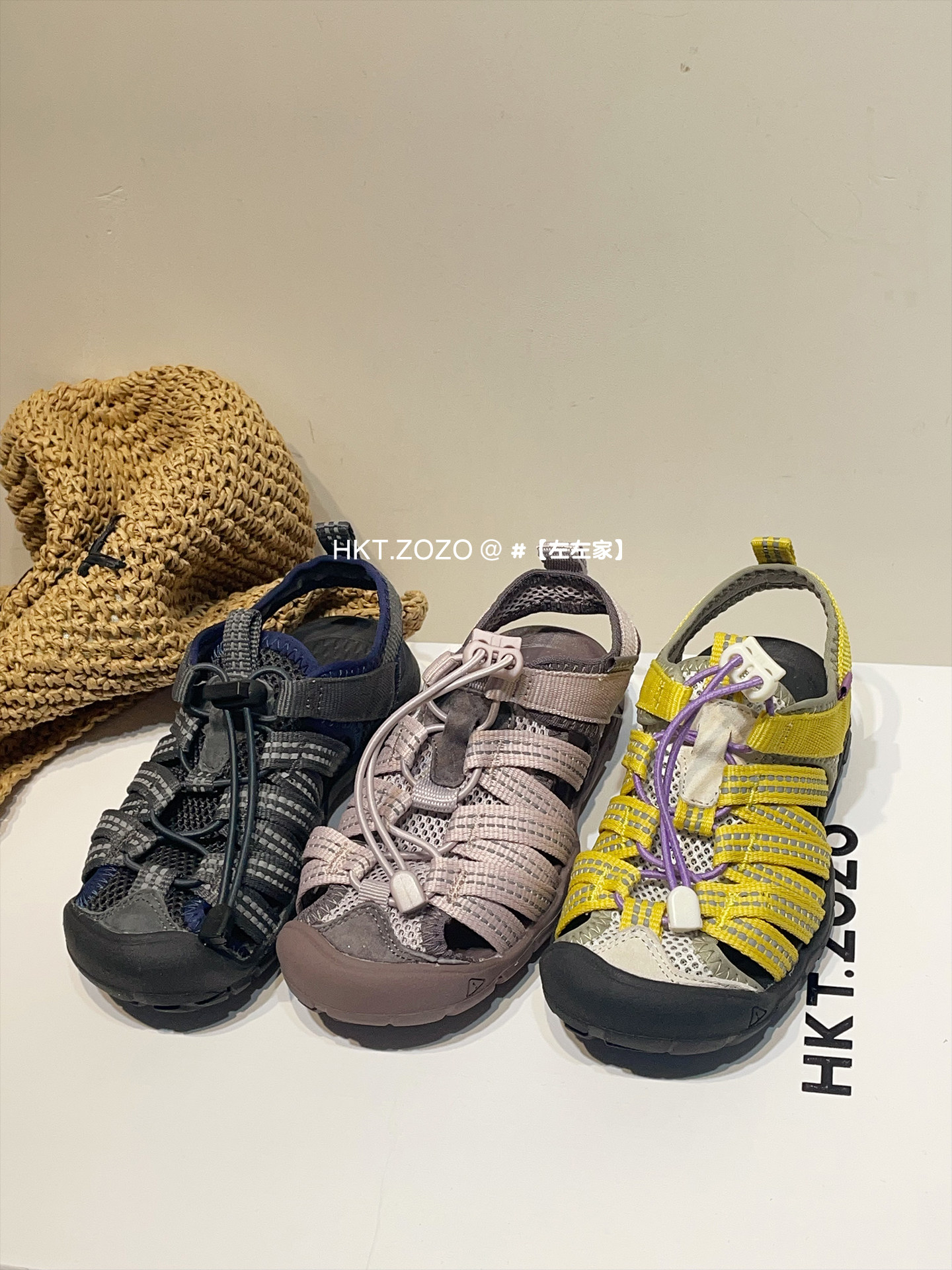 左左家儿童2026夏季新款软底凉鞋韩版户外溯溪休闲男女学生登山鞋主图