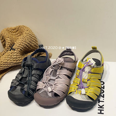 左左家儿童2026夏季新款软底凉鞋韩版户外溯溪休闲男女学生登山鞋