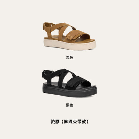 UGG夏季女款休闲赞恩凉鞋/赞恩拖鞋