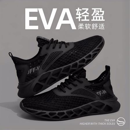 李宇新男士洞洞鞋夏季2026新款外穿单网眼镂空凉鞋透气薄款网鞋男