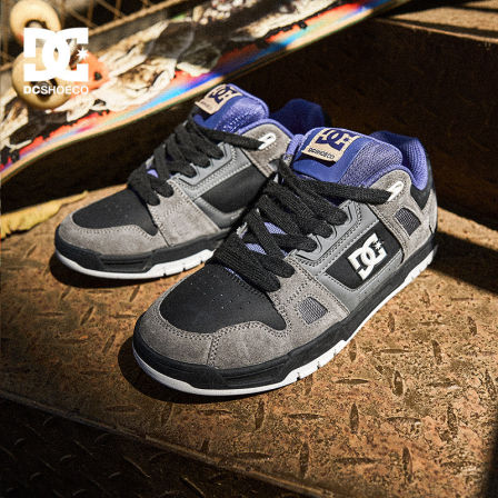 DCSHOES STAG PRO 夏季新款美式滑板鞋黑武士休闲鞋男鞋面包鞋