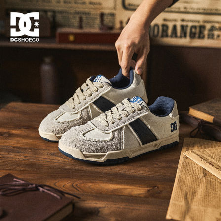 DCSHOES Orvino 长毛牛反绒休闲板鞋男夏季新款真皮休闲鞋子男鞋