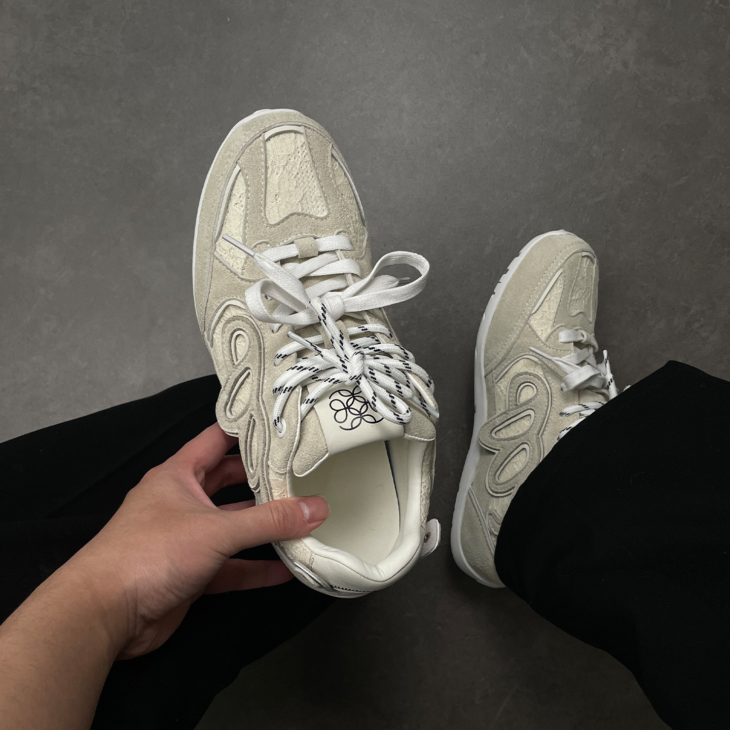 明星同款德训鞋男翻毛复古小白鞋厚底阿甘鞋休闲百搭运动情侣板鞋主图