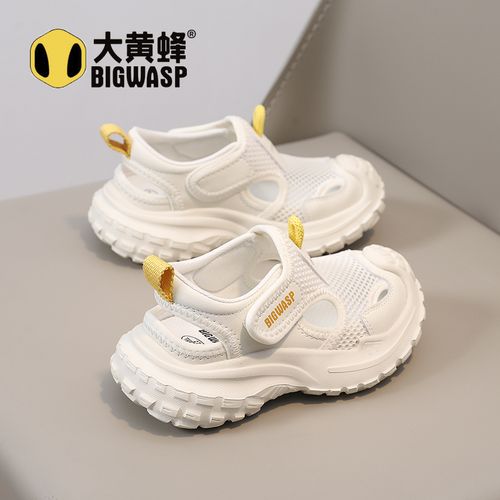 大黄蜂儿童鞋子凉鞋男女童2026夏季新款框子鞋网面透气休闲跑步鞋主图