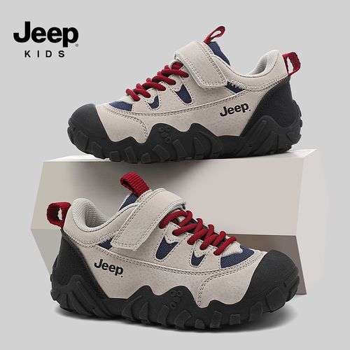jeep童鞋儿童运动鞋夏季季二棉鞋女童休闲防滑登山鞋小女孩慢跑鞋主图