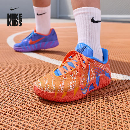 耐克莫兰特3大童轻便实战篮球鞋夏季新款男女童NIKE JA 3 IO9418