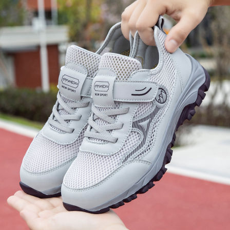 张凯丽老人鞋女2026新款夏季透气网面妈妈鞋中老年舒适健步运动鞋