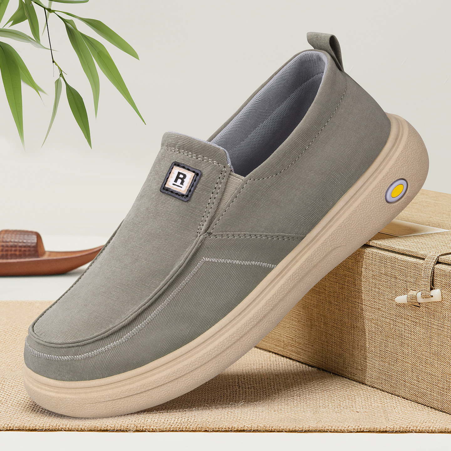 老北京布鞋男新款正品旗舰店夏季休闲透气舒适老人软底防滑爸爸鞋主图