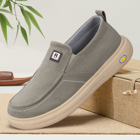 老北京布鞋男新款正品旗舰店夏季休闲透气舒适老人软底防滑爸爸鞋