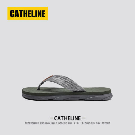 [轻潮度假]CATheline人字拖男夏季外穿软底沙滩夹脚越南拖鞋男士