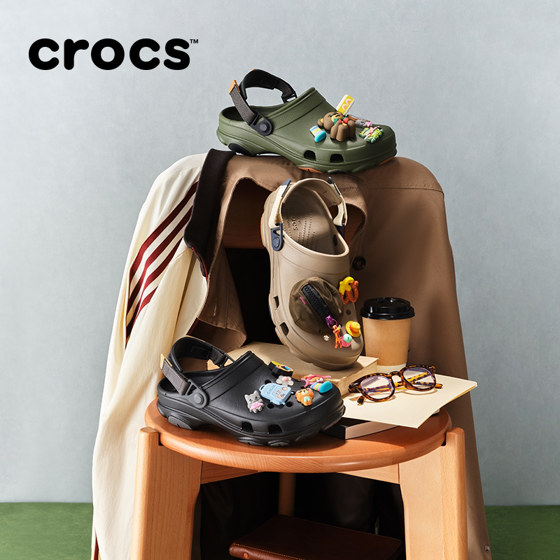 Crocs卡骆驰经典特林洞洞鞋男沙滩鞋溯溪鞋凉鞋|206340主图
