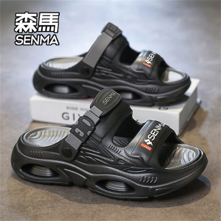 SENMA/森马运动拖鞋男款夏季外穿防滑凉拖户外穿软底海边沙滩凉鞋