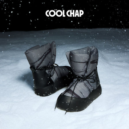 【达人】COOLCHAP冬季新款雪地靴羽绒靴子加厚加绒鞋子女鞋