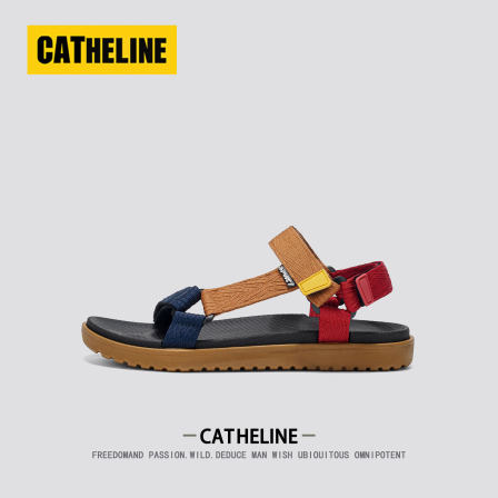 美国CAT.HELINE男士凉鞋2026夏季新款外穿防滑运动涉水潮牌沙滩鞋