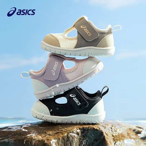 ASICS/亚瑟士童鞋2025春夏男女婴幼童宝宝舒适运动凉鞋1144A406主图