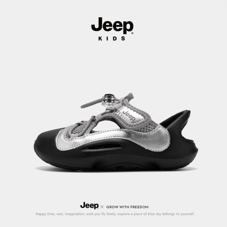 jeep童鞋儿童凉鞋2026夏季新款男童运动溯溪鞋透气防滑软底洞洞鞋
