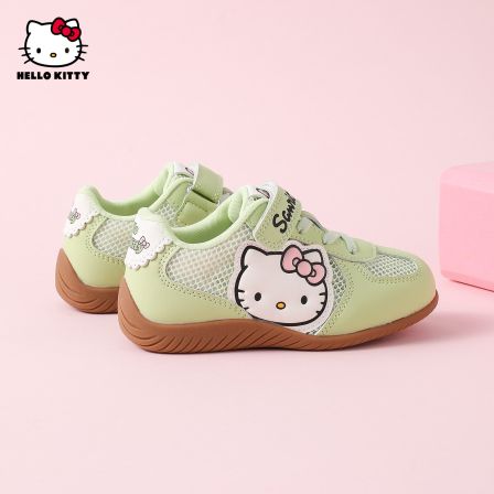HelloKitty童鞋女童运动鞋夏季2026新款网面透气防滑跑步儿童网鞋