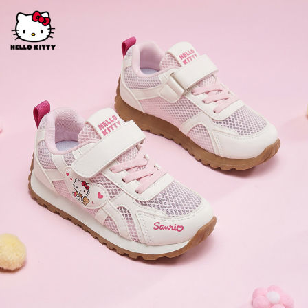 hellokitty童鞋女童阿甘鞋夏季2026新款网面透气鞋儿童运动鞋女孩