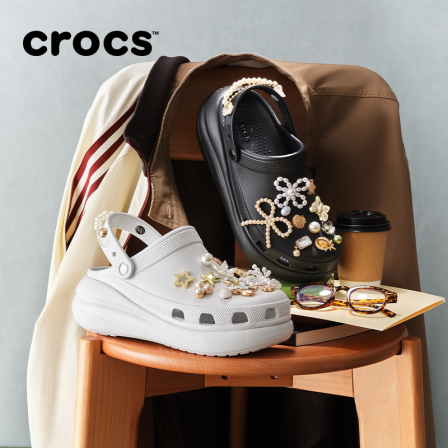 Crocs卡骆驰雪屋洞洞鞋泡芙女鞋
