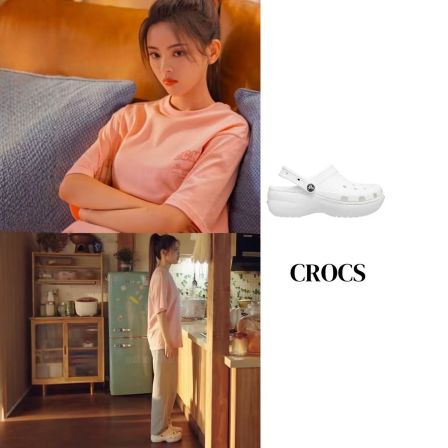 韩国正品 crocs 1042202【杨超越/杨幂/章若楠同款】云朵洞洞鞋