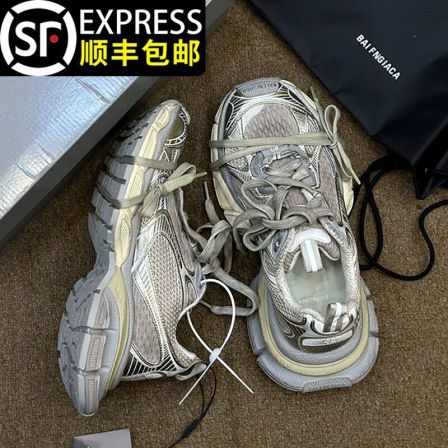 复古做旧3xl老爹鞋男女款厚底增高鞋夏季新款运动百搭休闲鞋潮ins