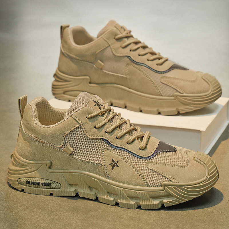 男鞋夏季透气网面软底防滑运动休闲鞋男士户外上班工作耐磨劳保鞋主图