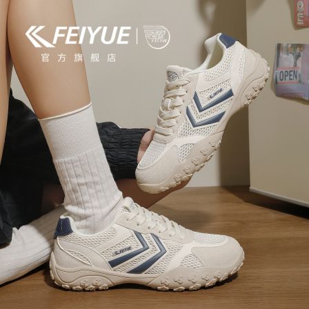 feiyue/飞跃女鞋徒步鞋登山鞋2026春夏新款透气网鞋户外运动鞋子