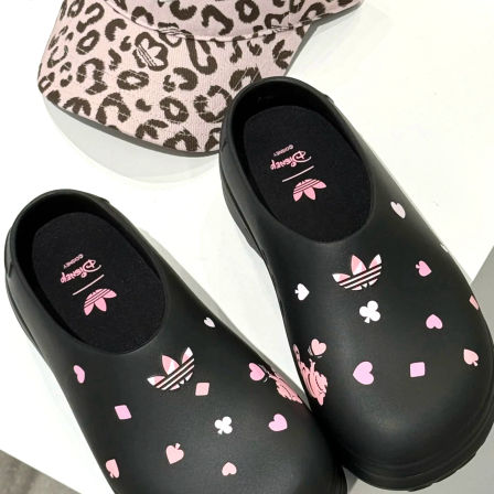 Adidas三叶草男女款拖鞋2026夏季款迪士尼联名厨师鞋凉鞋KH5901