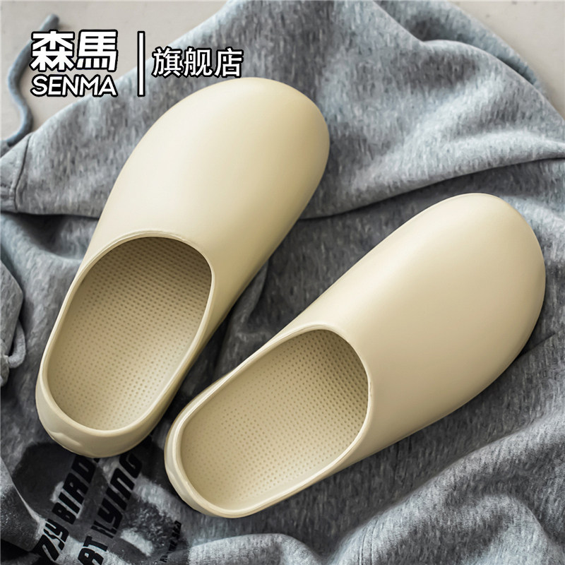 森马拖鞋2026夏季厨师鞋子居家防滑轻便百搭休闲懒人包头勃肯凉鞋主图