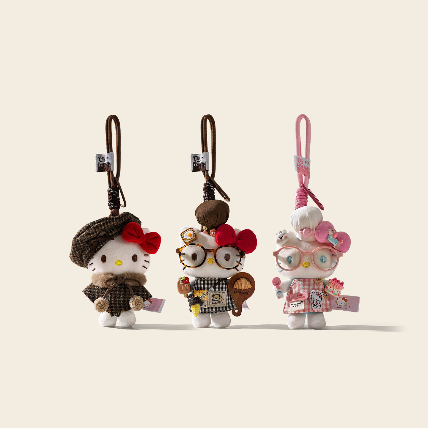 正版厨师hellokitty包包挂件小玩偶哈喽kitty凯蒂猫可爱公仔礼物主图