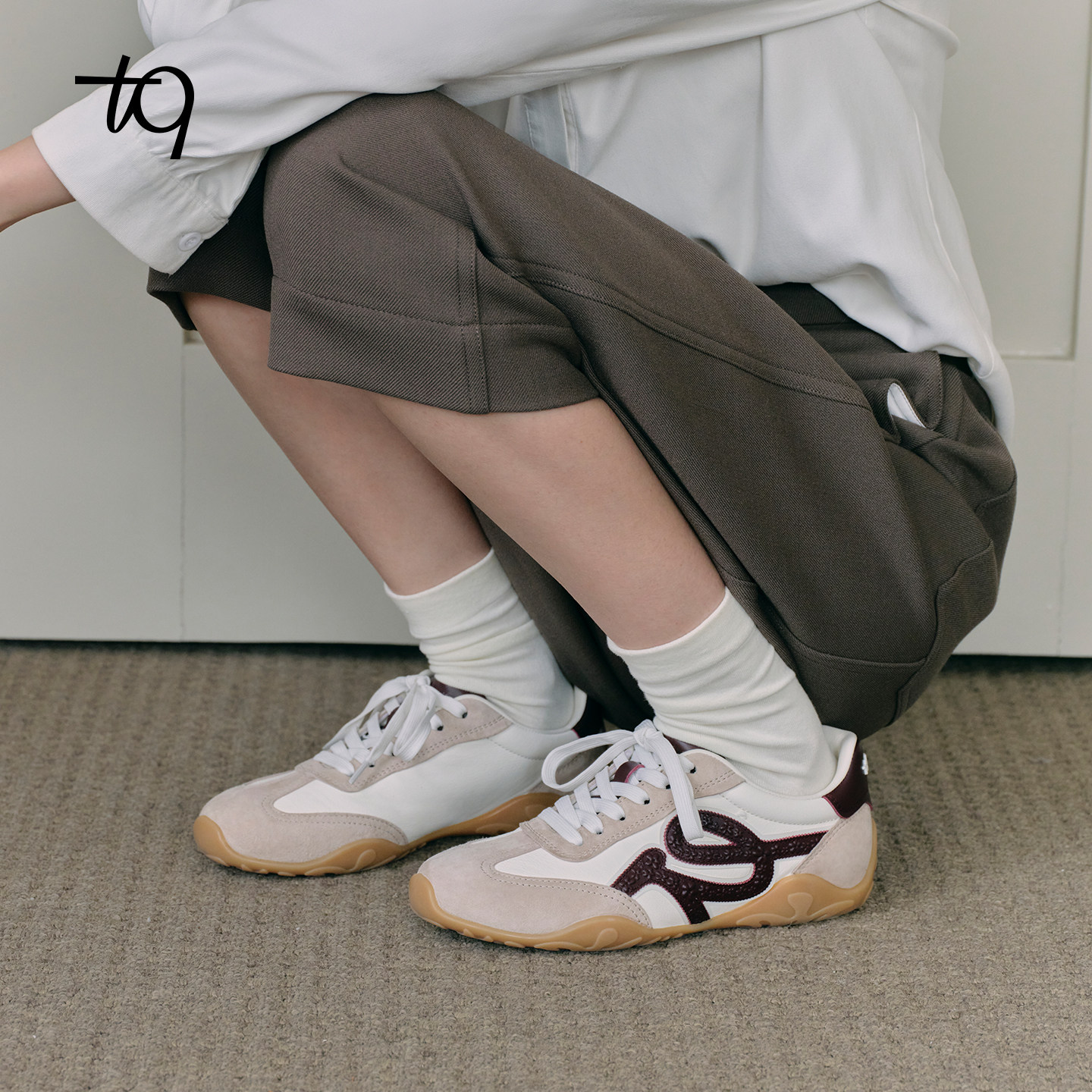 Talitaqoom2026夏季新款花园鞋tq德训鞋休闲鞋女主图