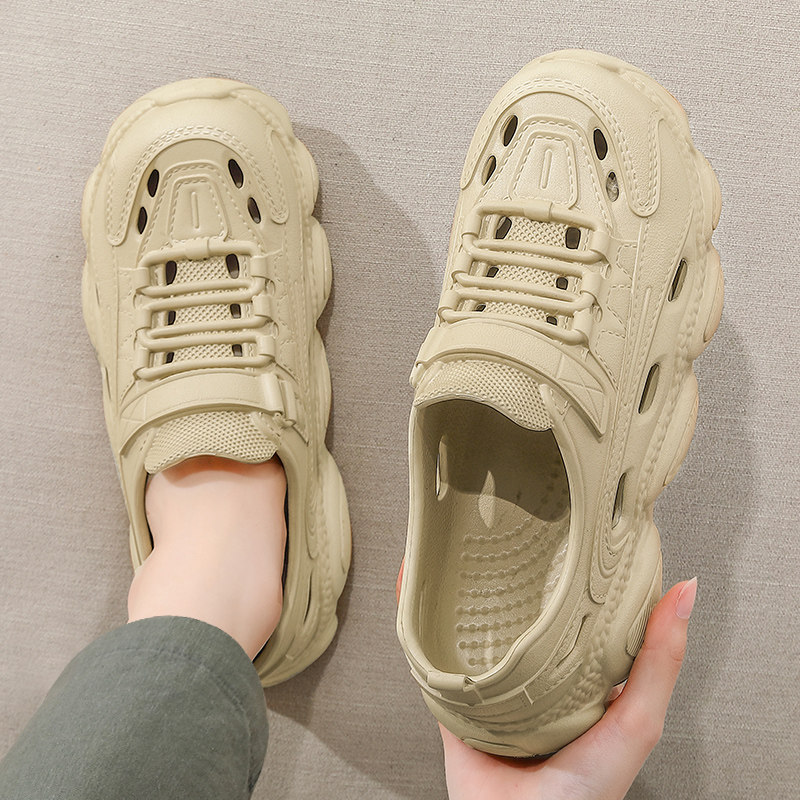 洞洞鞋男款夏季2026新款户外穿涉水溯溪厚底防滑防臭男士运动凉鞋主图