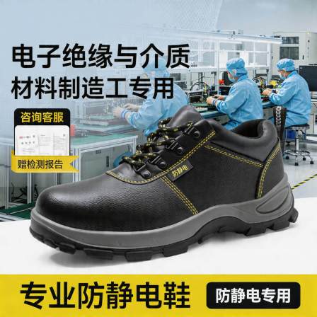 防静电劳保鞋男女款防砸防刺穿夏季透气电子绝缘与介质材料制造工