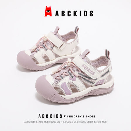 abckids女童包头运动凉鞋儿童童鞋2026夏季新款鞋子女沙滩溯溪鞋
