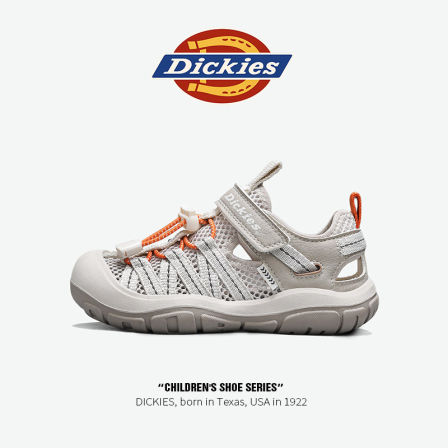 Dickies儿童涉水凉鞋男童溯溪运动鞋夏季2026新款软底女童沙滩鞋
