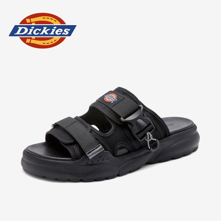 Dickies男士一字拖男鞋2026夏季新款外穿防滑沙滩拖鞋休闲凉拖鞋