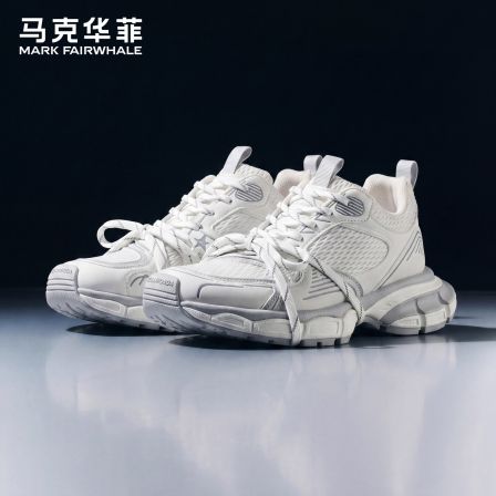 马克华菲男鞋夏透气2026新款老爹鞋男网面运动鞋休闲增高男款鞋子