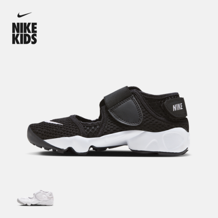耐克幼童大童网面忍者鞋魔术贴夏季男女童运动鞋NIKE RIFT 322359