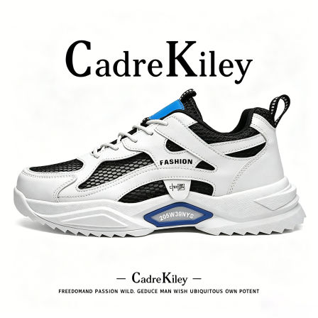 CadreKiley男士高端网鞋夏季透气软底休闲鞋青少年防滑防臭运动鞋