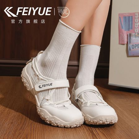 feiyue/飞跃运动凉鞋女2026夏季新款玛丽珍透气溯溪登山鞋子网面