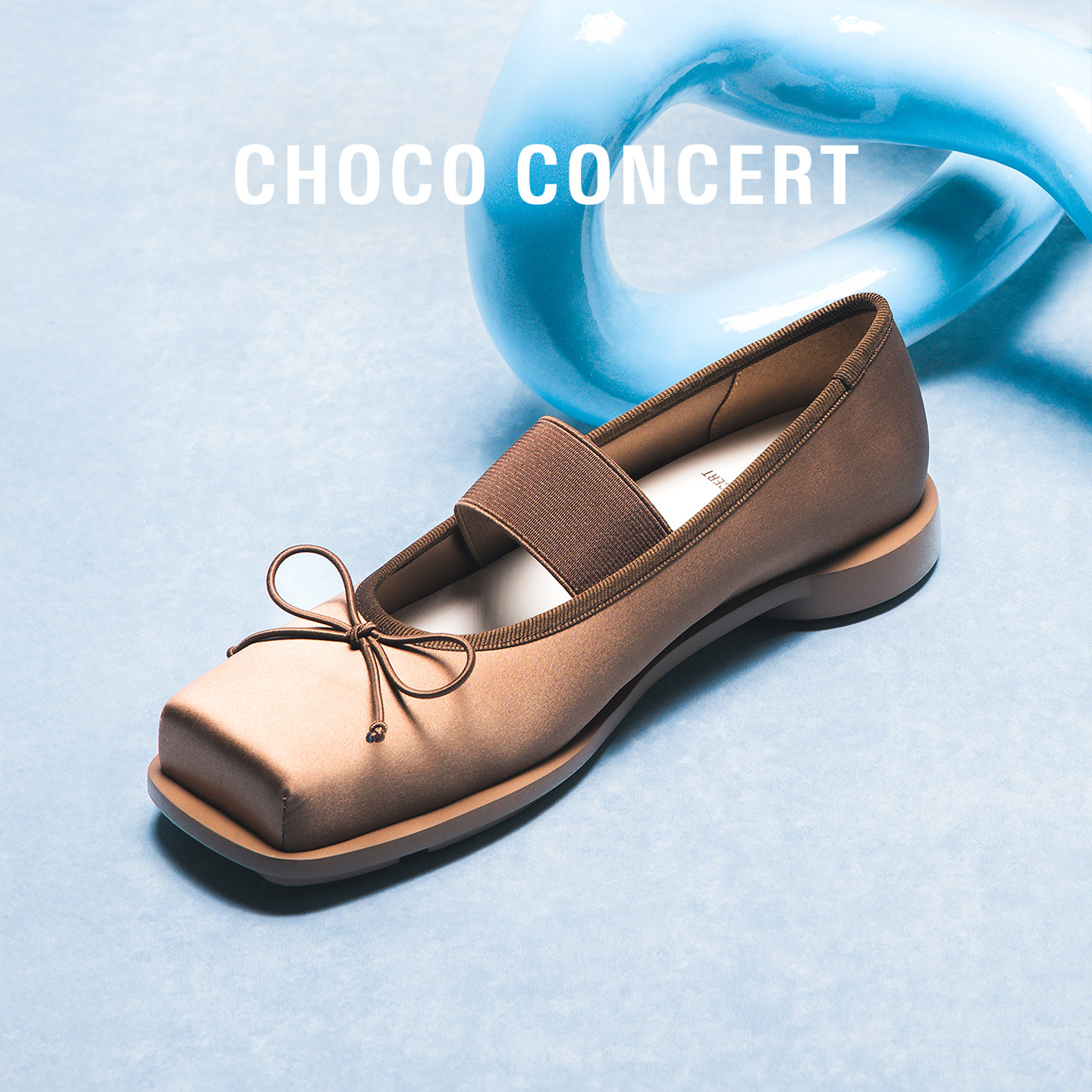 CHOCOCONCERT缎面/皮面芭蕾舞鞋女设计款主图