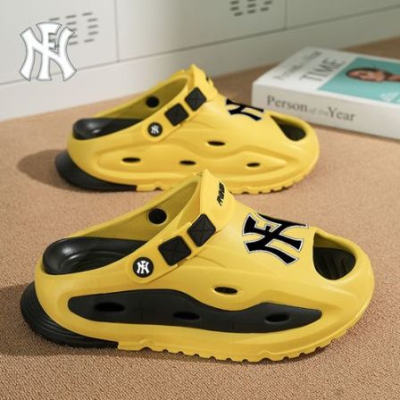 Fn/Vainna男士洞洞鞋夏季新款增高软弹拖鞋户外防臭开车专用拖鞋