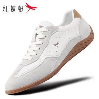 夏款德训鞋男鞋百搭休闲软皮软面耐磨阿甘防滑公路健步时尚