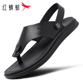 红蜻蜓人字拖夏天夹趾两穿透气休闲拖鞋男户外休闲外穿软底潮流主图
