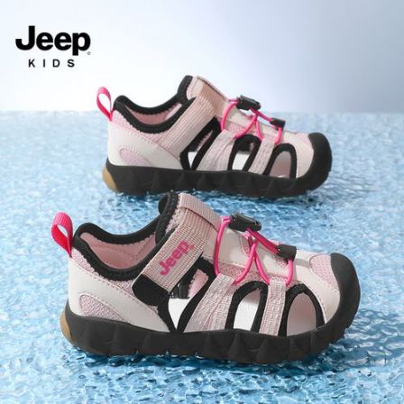 jeep女童凉鞋夏款2026年新款儿童鞋夏季防滑涉水溯溪鞋男童沙滩鞋