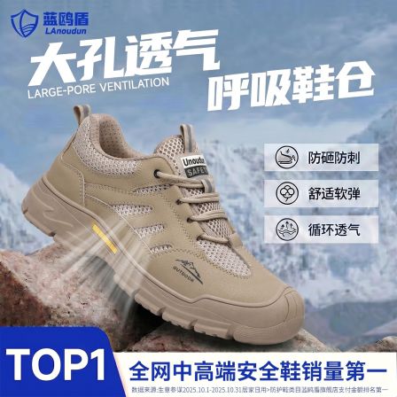 蓝鸥盾劳保鞋男款士夏季透气防砸防刺穿轻便软底工作绝缘老保工地